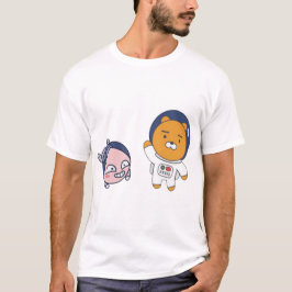 Apeach en Ryan in de ruimte T-shirt