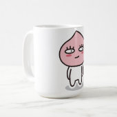 apeach grijns koffiemok (Voorkant links)