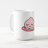 Apeach is aan het uitrusten koffiemok (Voorkant links)