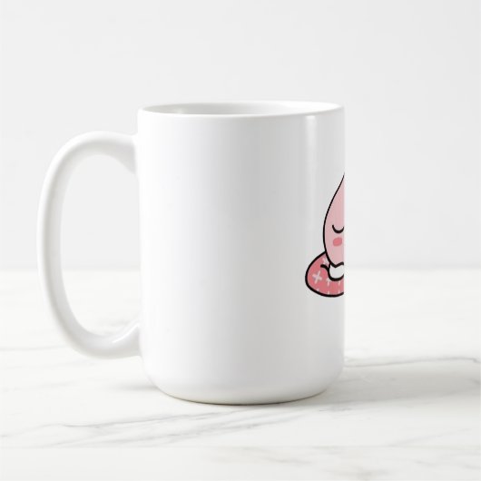 Apeach is aan het uitrusten koffiemok (Links)