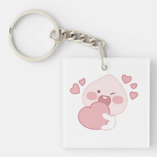 Apeach kakao friends sleutelhanger (voorkant)