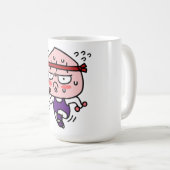 Apeach zomerlichaam koffiemok (Voorkant rechts)