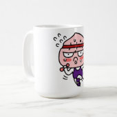 Apeach zomerlichaam koffiemok (Voorkant links)