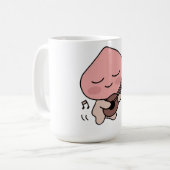 Apeach zomerlichaam koffiemok (Voorkant links)