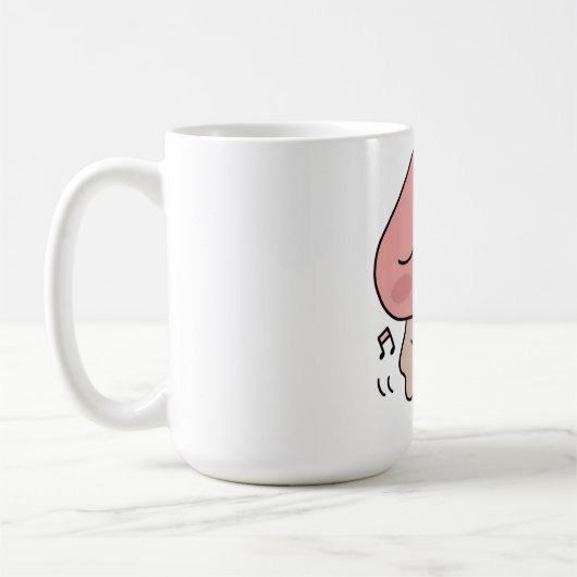 Apeach zomerlichaam koffiemok (Links)