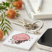 Apeach zomerlichaam sleutelhanger (Voorkant Rechts)