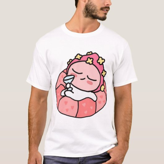 Apeach zwembad t-shirt (Voorkant)