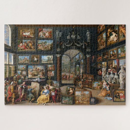 Apelles die Campaspe schildert door Willem van Hae Legpuzzel (Horizontaal)