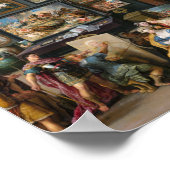 Apelles die Campaspe schildert door Willem van Hae Poster (Hoek)