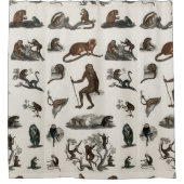  apen Apes Gorilla Kinder Gifts Douchegordijn (Voorkant)