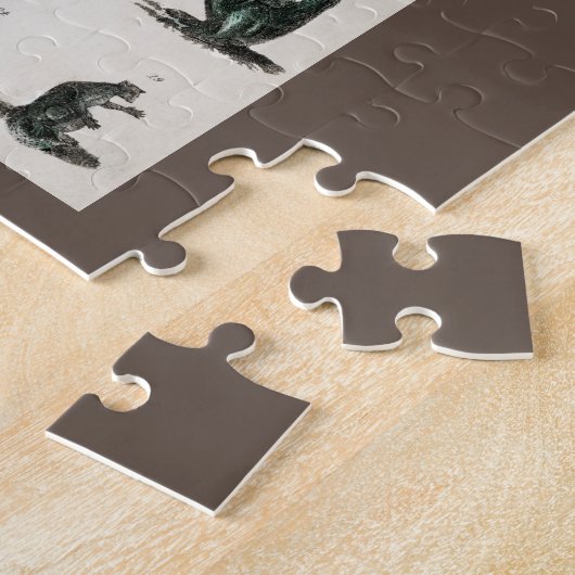  apen Apes Gorilla Kinder Gifts Legpuzzel (Zijkant)