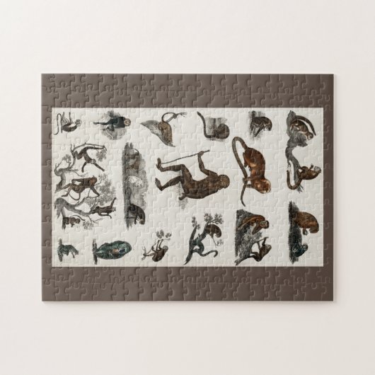  apen Apes Gorilla Kinder Gifts Legpuzzel (Horizontaal)