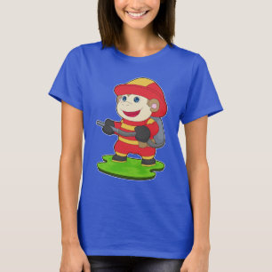 Apen Brandweerman Brandweer T-shirt