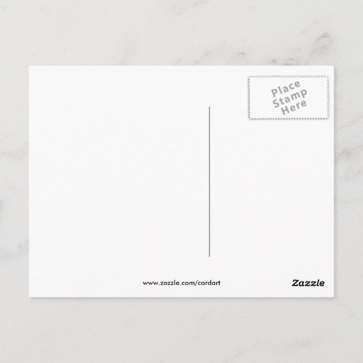 apen briefkaart (Achterkant)