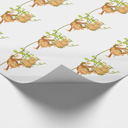 apen cadeaupapier (Hoek)