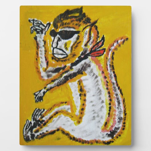 Apen Circus Kunst Fotoplaat (Voorkant)