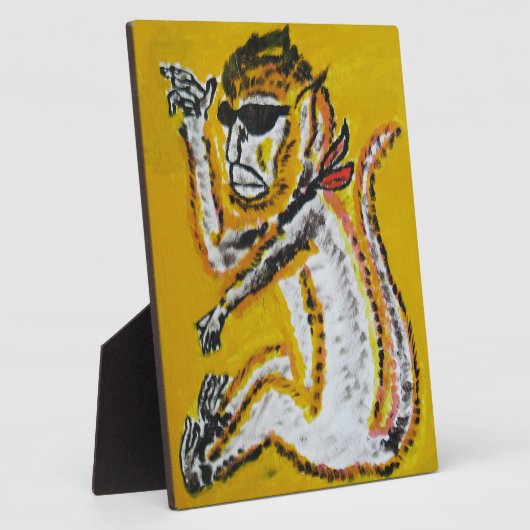 Apen Circus Kunst Fotoplaat (Zijkant)