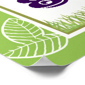 apen die van de bomen zwemmen poster (Hoek)