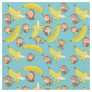 apen en bananen stof