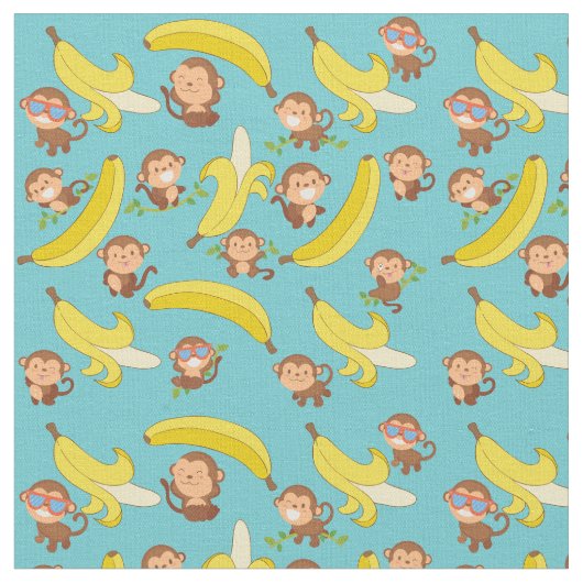 apen en bananen stof (Close Up)