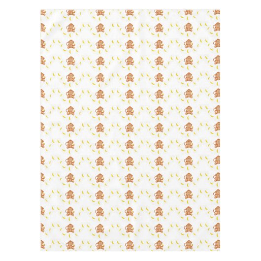 Apen en bananen tafelkleed (Voorkant)