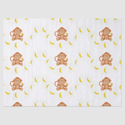 Apen en bananen tissuepapier (Voorkant)
