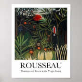 apen en papegaaien met Parrot Virgin Forest Henri  Poster (Voorkant)