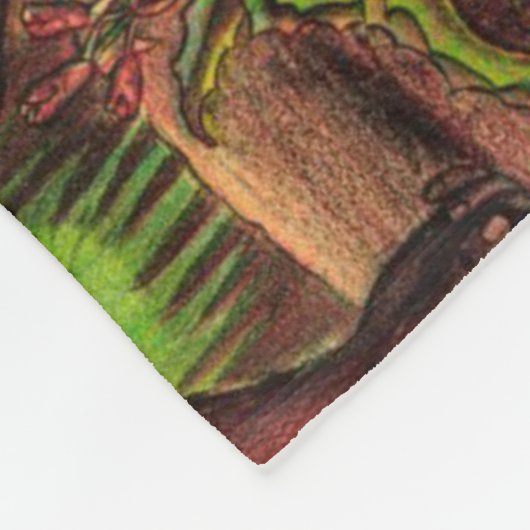 apen fleece deken (Hoek)