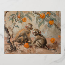 Apen - Folie Briefkaarten