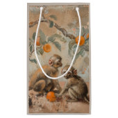 Apen - Geschenkzak Klein Cadeauzakje (Achterkant)