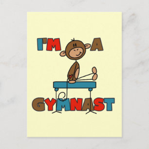 Apen Ik ben een Turn T-shirts en Cadeaus Briefkaart