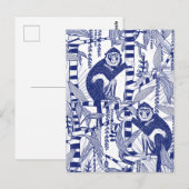 Apen in de jungle briefkaart (Voorkant / Achterkant)