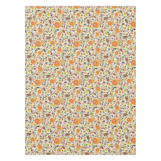 apen in geel tafelkleed (Voorkant)