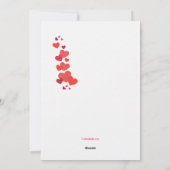 apen in Love Valentijnsdag Card Feestdagenkaart (Achterkant)