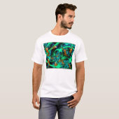 Apen in mijn Fractal - T-shirt (Voorkant volledig)