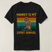 apen is My Spirit Animal, apen Lovers T-shirt (Design voorkant)