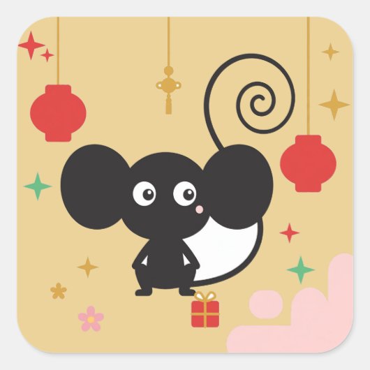 Apen Lentefeest Sticker (Voorkant)