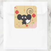 Apen Lentefeest Sticker (Tas)