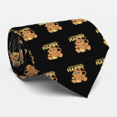 apen maken me gelukkig stropdas (Opgerold)