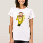 Apen met bananenschil t-shirt (Voorkant)