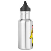 Apen met bananenschil waterfles  (Links)