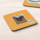 Apen op vakantie bier onderzetter (Linkerzijde)