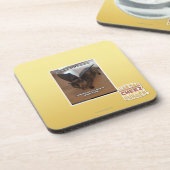 Apen op vakantie bier onderzetter (Linkerzijde)