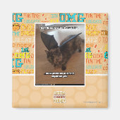 Apen op vakantie magneet (Voorkant)