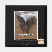 Apen op vakantie magneet (Voorkant)