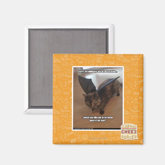 Apen op vakantie magneet