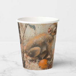 Apen - Papieren bekers Maat 236ml Papieren beker