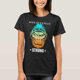 Apen Samen Sterke Aandelen Gaan Alleen Omhoog Hodl T-shirt