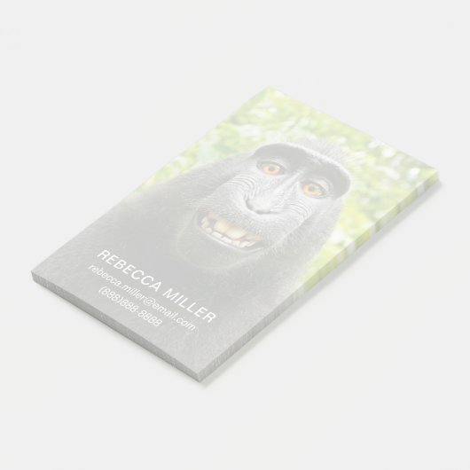 Apen Selfie Post-it® Notes (Schuin)