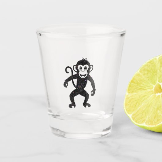 Apen shotglas shot glas (Voorkant)